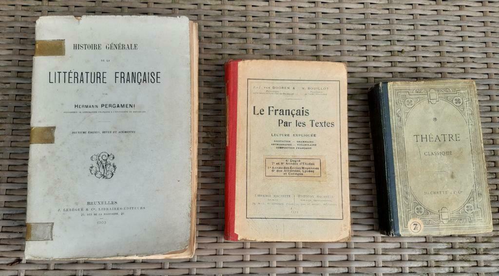 3 livres anciens sur la langue française, Ophalen of Verzenden