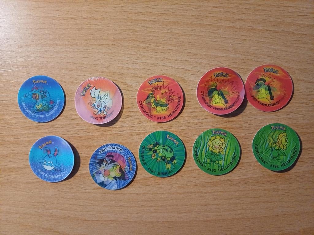 Pokémon flippo s waaronder nr1, Verzamelen, Flippo's, Ophalen of Verzenden, Losse flippo's