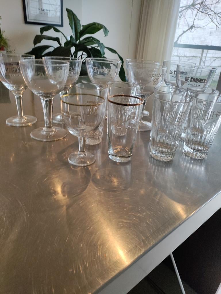 Bierglazen, Ophalen