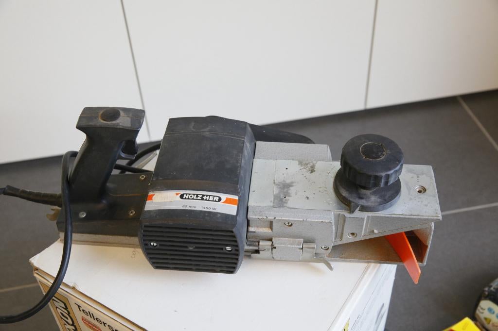 HolzHer grote schaafmachine 82mm = Festool, Ophalen of Verzenden, Gebruikt, Elektrisch