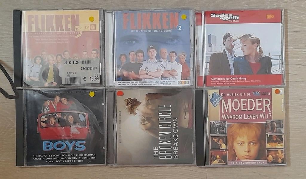 Vlaamse soundtracks series en films, Cd's en Dvd's, Ophalen of Verzenden, Zo goed als nieuw