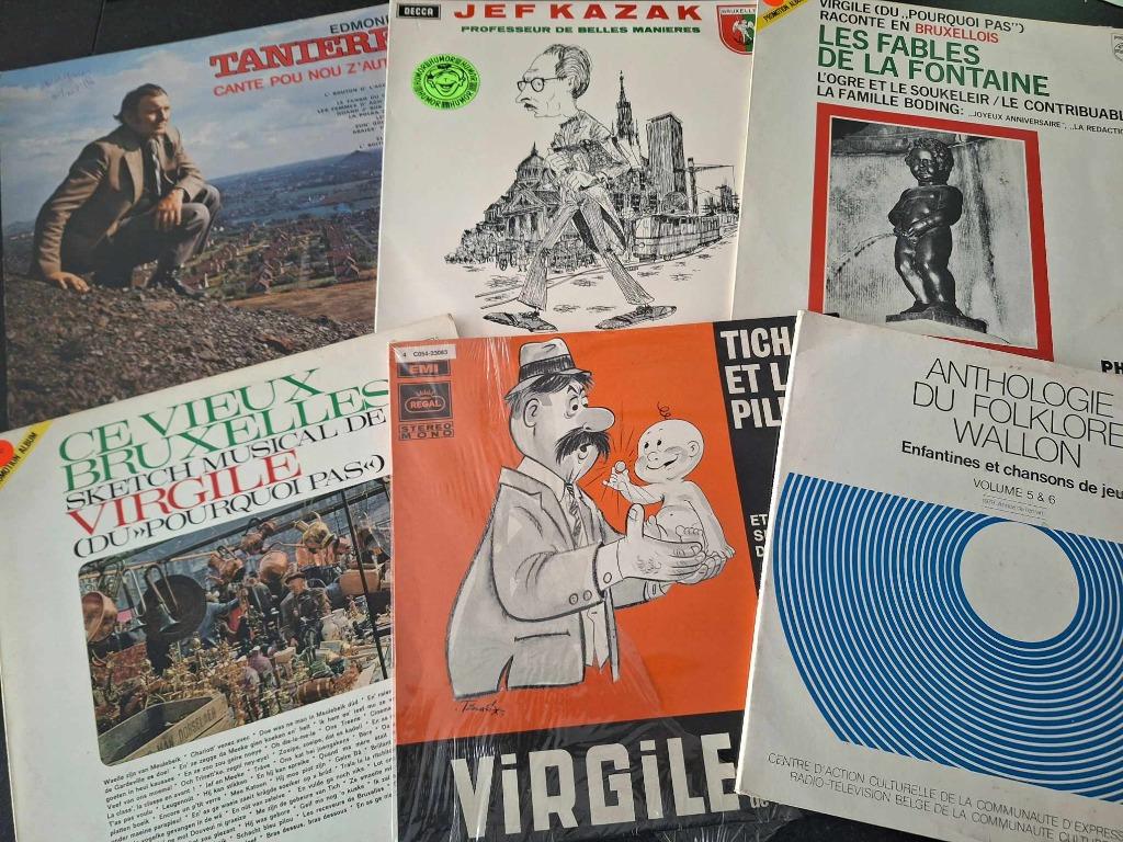 Lot Belgium Folklore - 23 x Lp / 3 x 10" / Boxset Vinyl, Enlèvement ou Envoi, Utilisé, 12 pouces, Européenne
