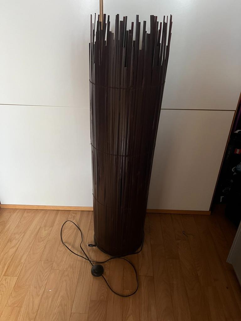 Luminaire en bambou, Enlèvement, Comme neuf, Autres matériaux, 75 cm ou plus
