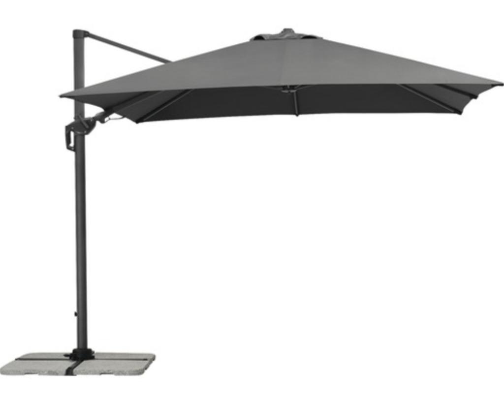 Parasol RHODOS Twist 3 x 3 m of(RHODOS Grande 4 x 3)verkocht, Tuin en Terras, Ophalen, Nieuw, Zweefparasol, Verstelbaar