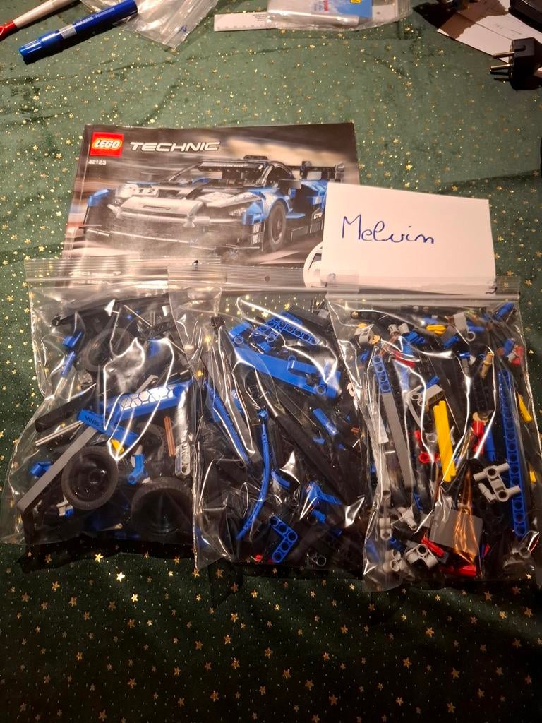 Lego 42123 McLaren Senna GTR, Ophalen of Verzenden, Zo goed als nieuw, Complete set