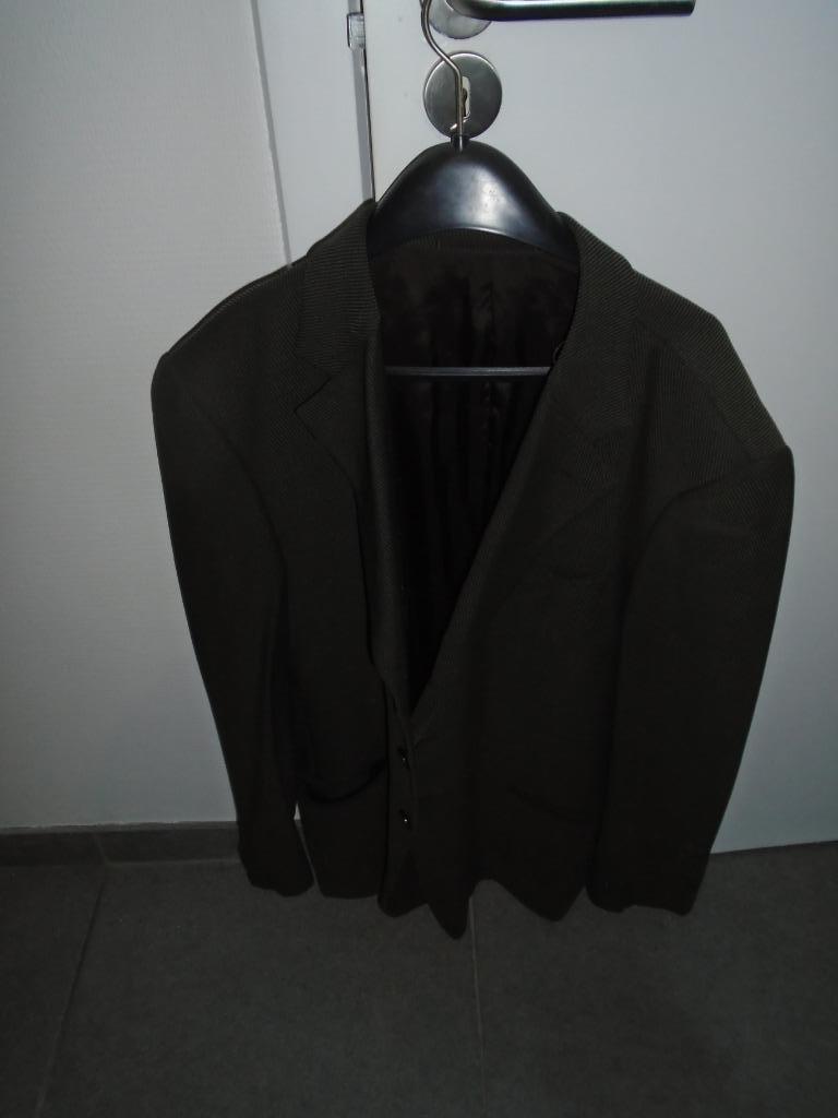 Grijsgroene blazer kostuumvest ARMANI maat XL, Ophalen, Maat 56/58 (XL), Armani