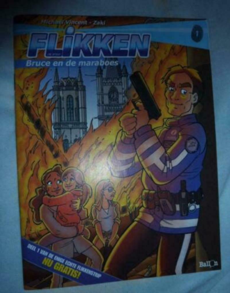 Strip Flikken Bruce en de maraboes, Boeken, Ophalen of Verzenden, Zo goed als nieuw