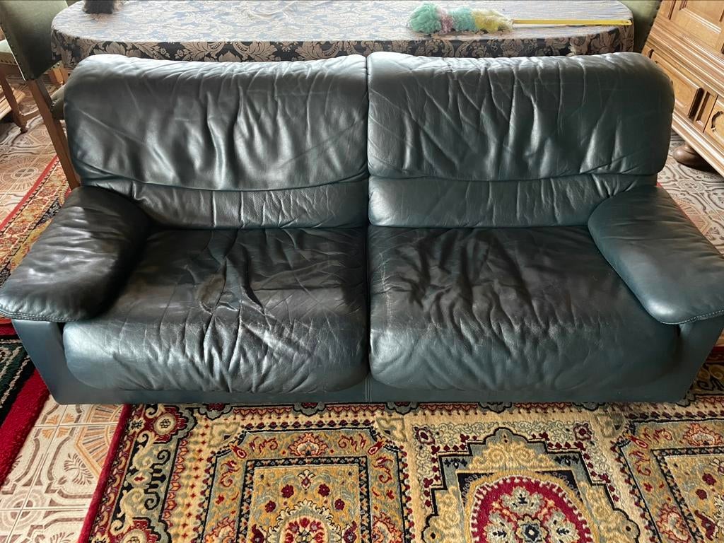 Groene zetel 3 personen jori, Trois personnes, Banc droit, Enlèvement, Utilisé