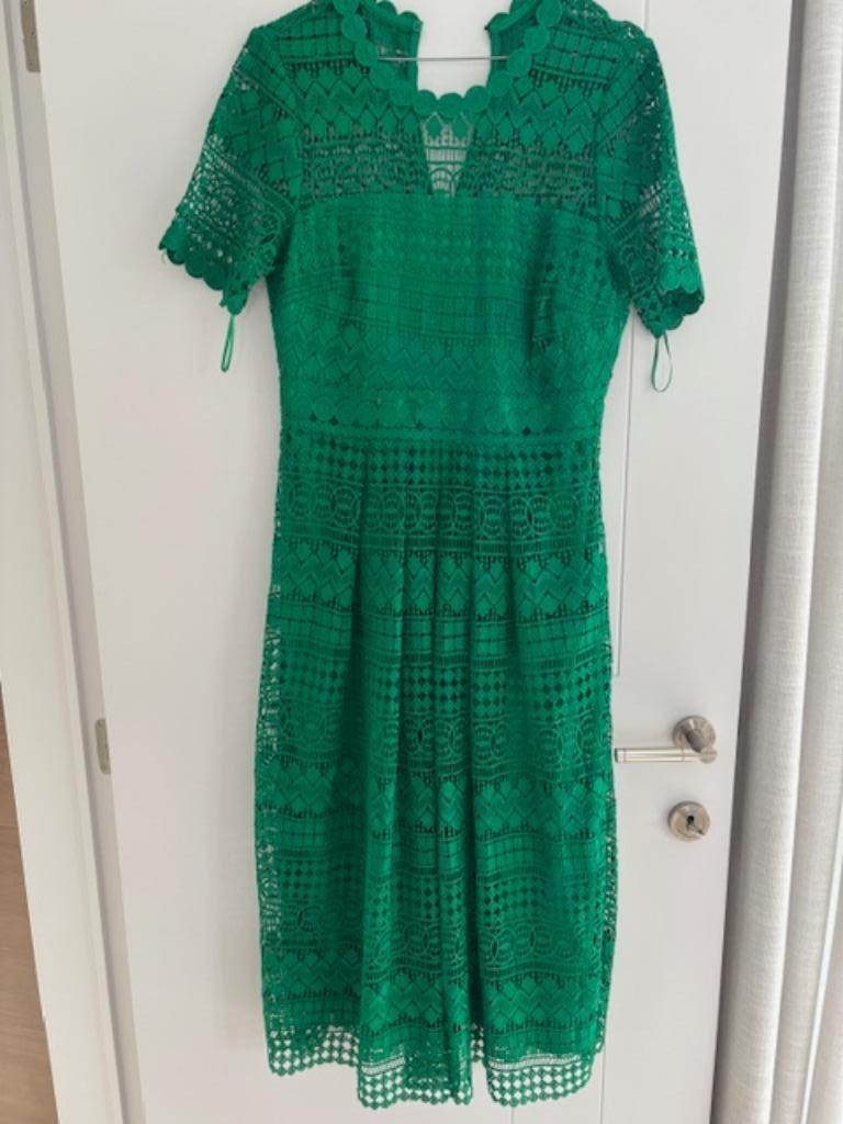 Jurk vintage maat 38, Maat 38/40 (M), Ophalen of Verzenden, Zo goed als nieuw, Onder de knie