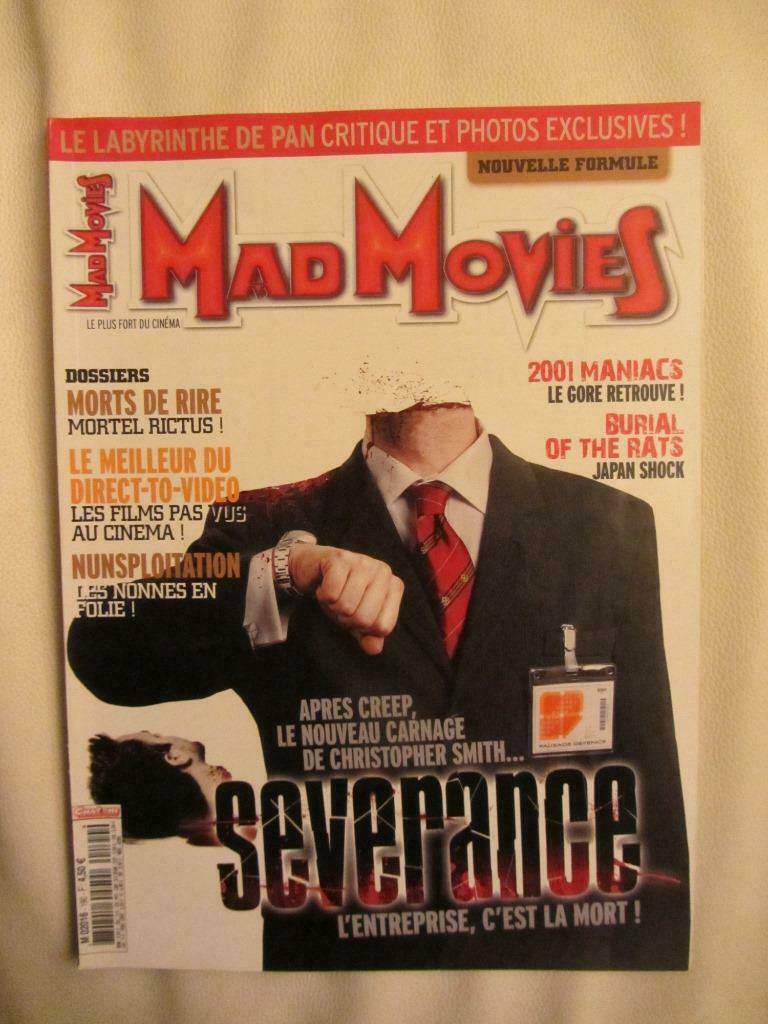 Mad Movies N°190 - octobre 2006, Enlèvement ou Envoi, Utilisé