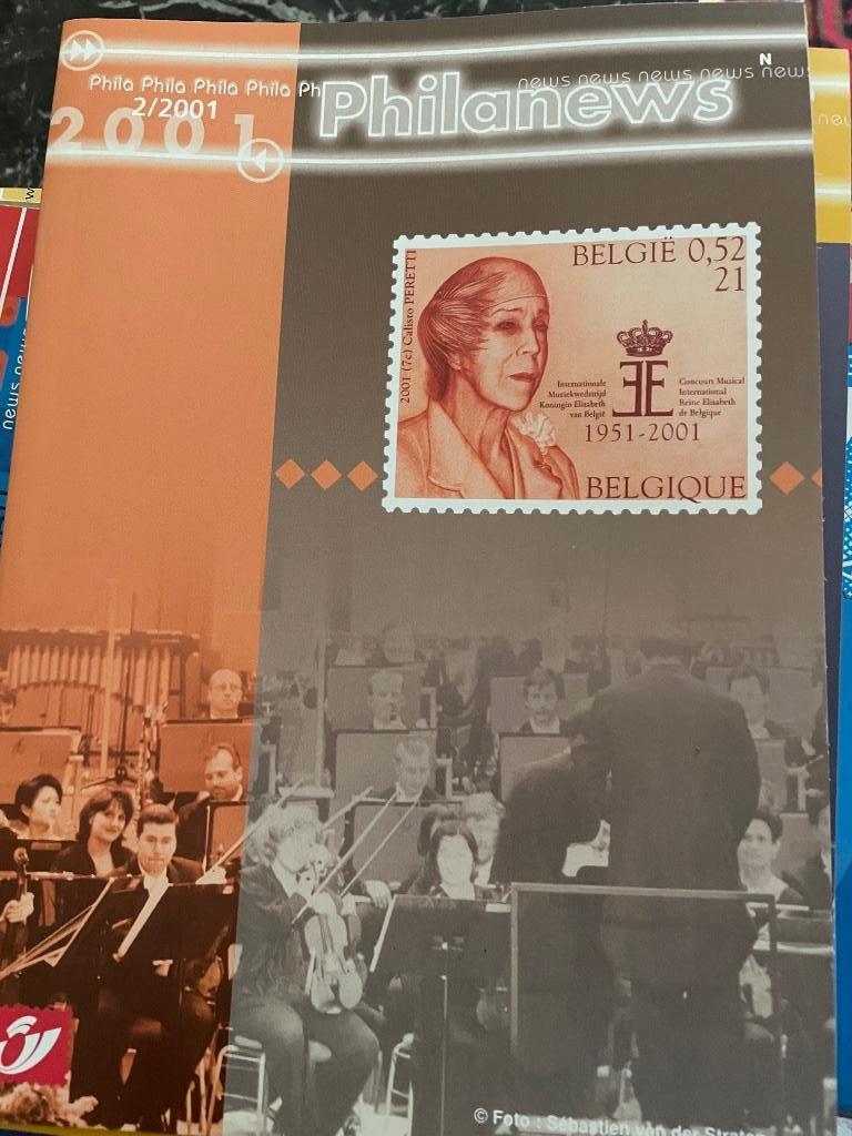 Postzegelboekjes Philanews van 1999 tem 2007, Ophalen of Verzenden