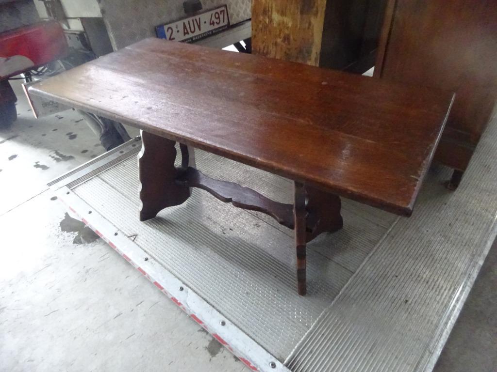 ANTIEK SALONTAFEL IN EIK, Enlèvement ou Envoi