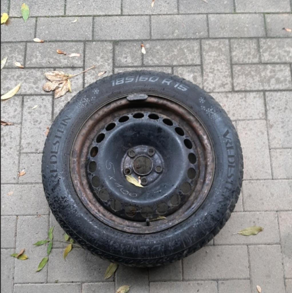 1 jante acier 15 pouces Audi A1 (5x100), Enlèvement, Utilisé, Seat