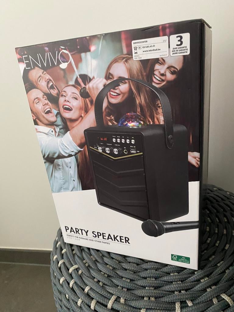 Envivo party speaker, Audio, Tv en Foto, Ophalen, Nieuw