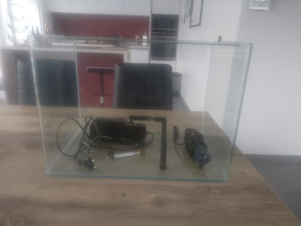 aquarium, Enlèvement, Utilisé, Aquarium vide