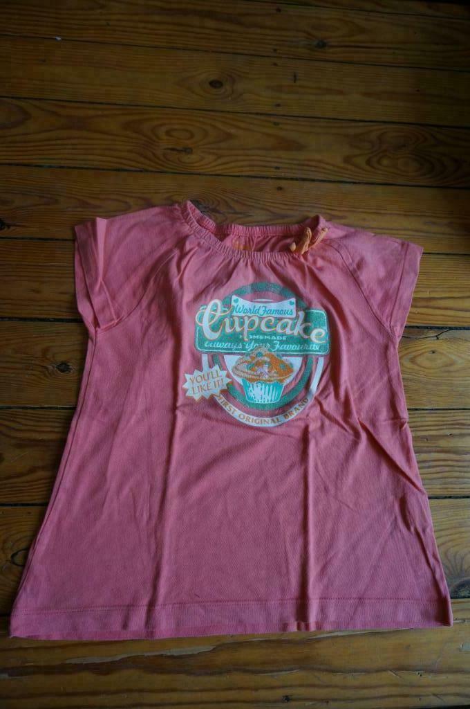 oranje t-shirt Cupcake, Enlèvement, Utilisé, Fille, Chemise ou À manches longues