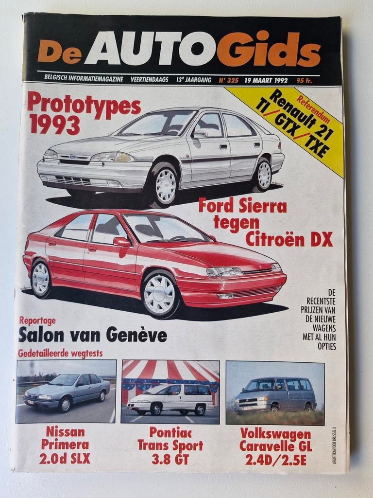 Autogids 325, Enlèvement ou Envoi