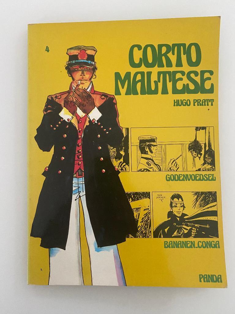 Corto Maltese 4  Godenvoedsel - Bananen-Conga 1ste druk 1981, Livres, BD, Enlèvement ou Envoi, Une BD, Utilisé, Hugo Pratt