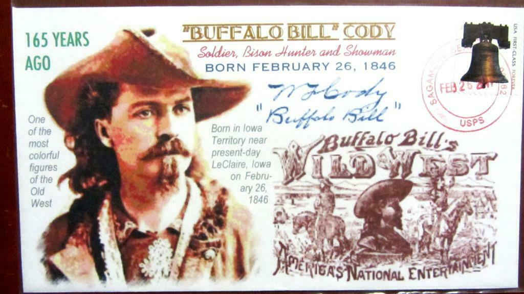 FIRST DAY COVER- LEGENDS OF AMERIKA- BUFFALO BILL, Enlèvement ou Envoi, Affranchi, Autres thèmes