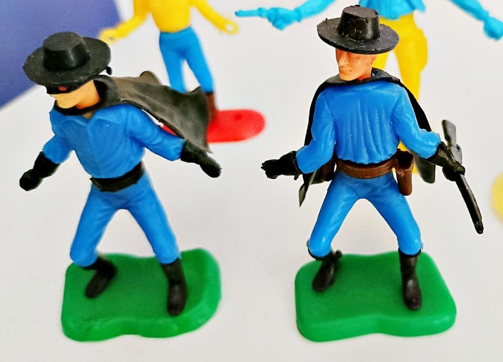 2 Figurines de Zorro, Surprise Kinder, KS-1978-0001, de 1978, Ophalen of Verzenden, Gebruikt, Mens