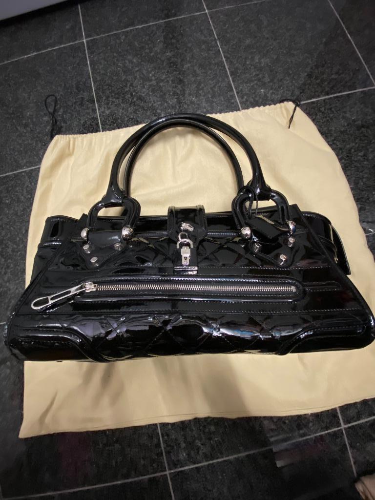 Zeer mooie originele Burberry handtas, Handtassen en Accessoires, Tassen | Damestassen, Ophalen, Zo goed als nieuw, Zwart, Handtas