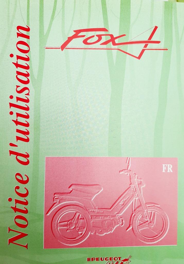 Fox Guide d'utilisation, Envoi, Peugeot