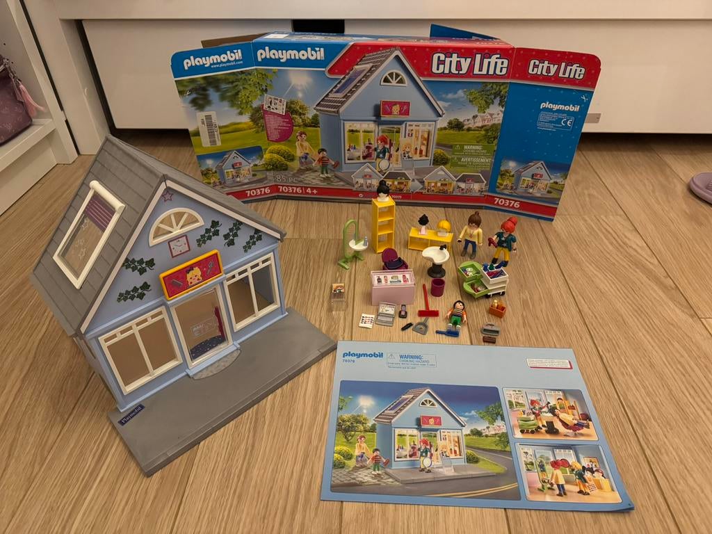 Playmobil 70376 kapsalon, Ophalen of Verzenden, Gebruikt, Complete set