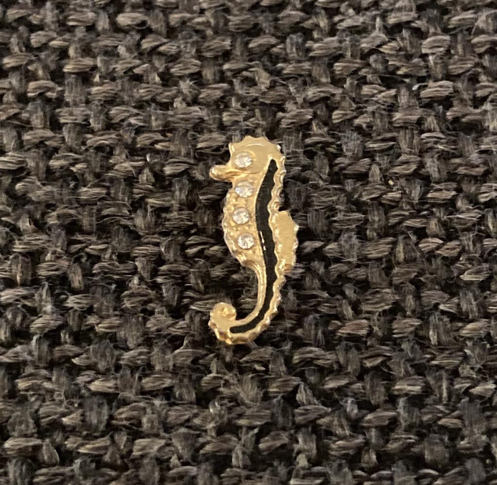 PIN - ZEEPAARDJE - CHEVAL DE MER - SEA HORSE, Verzenden, Gebruikt, Dier of Natuur, Speldje of Pin