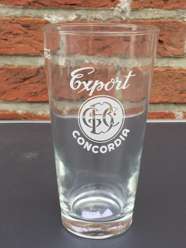 Verre Concordia Export Geraardsbergen, Collections, Marques de bière, Enlèvement ou Envoi, Comme neuf, Verre ou Verres, Autres marques