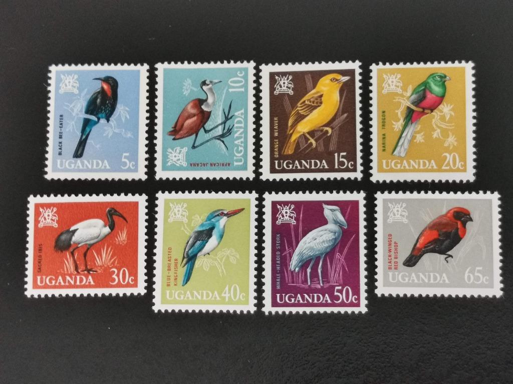 Ouganda 1965 - oiseaux *, Enlèvement ou Envoi, Autres pays, Non oblitéré