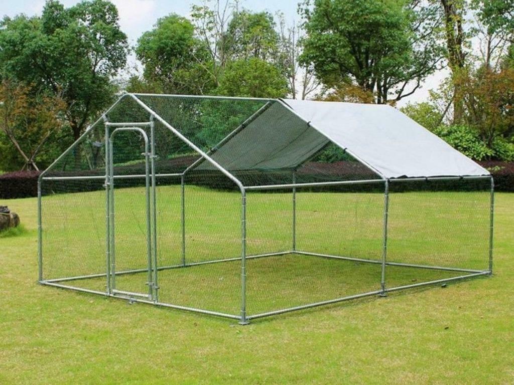Poulailler 12m² 4x3x2m enclos poule parc chatière volière XL, Envoi, Neuf, Poulailler