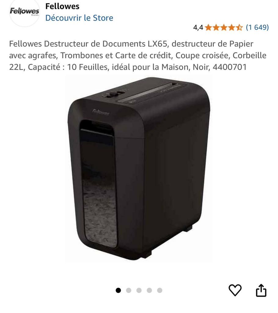 Déchiqueteuse électrique neuve jamais utilisée, Ophalen, Nieuw in verpakking, Papiervernietiger