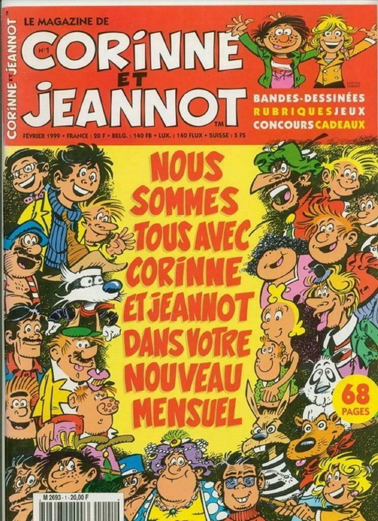 Le magazine de Corinne et Jeannot 1 à 9, excellent état, pro, Plusieurs BD, Enlèvement ou Envoi, Comme neuf