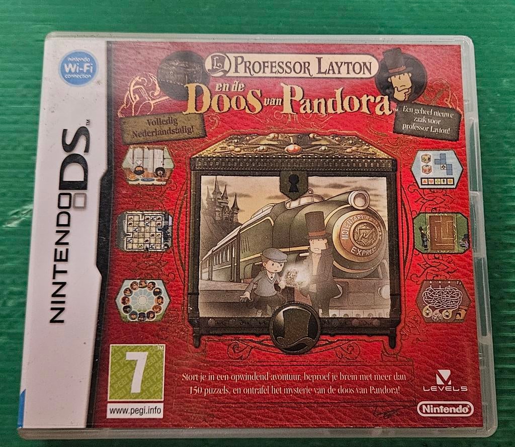Professor Layton en de Doos van Pandora, Games en Spelcomputers, Games | Nintendo DS, Zo goed als nieuw, Ophalen of Verzenden