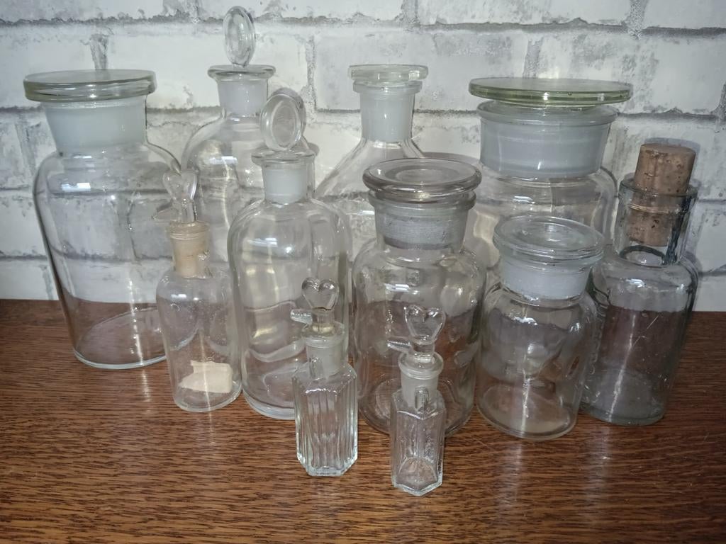 Apothekersflessen., Antiek en Kunst, Ophalen of Verzenden