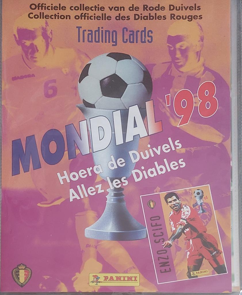 Panini - Officiële collectie Rode Duivels - Mondial '98, Ophalen of Verzenden, Gebruikt, Spelerskaart