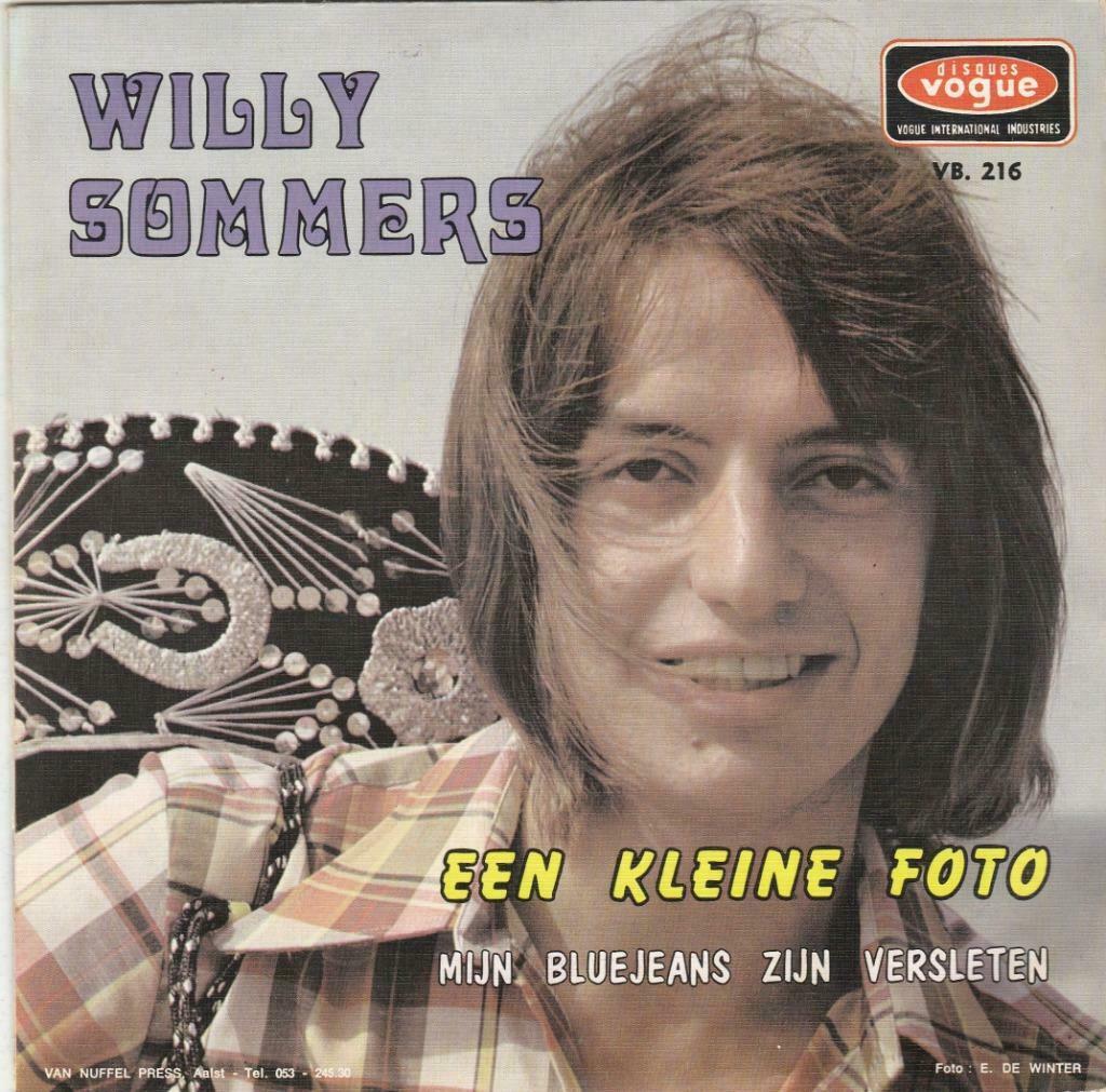 45T: Willy Sommers: Een kleine foto, Ophalen of Verzenden, Overige formaten