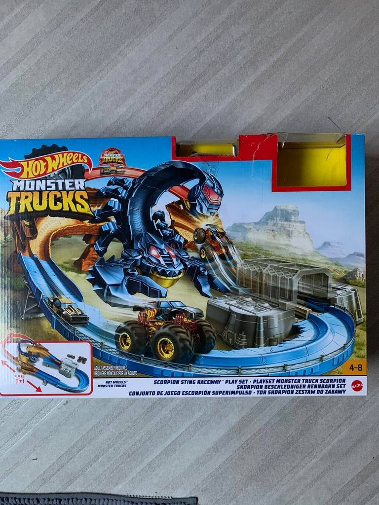 Autobaan Hot Wheels Schorpioen, Ophalen, Zo goed als nieuw, Hot Wheels