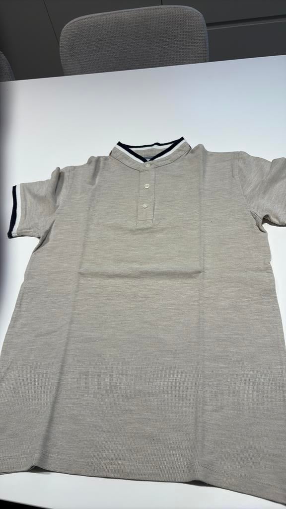 Beige polo ( S), Ophalen of Verzenden, Zo goed als nieuw, Maat 46 (S) of kleiner, Blauw
