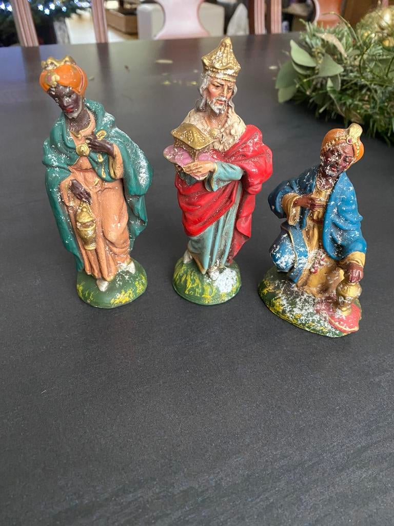 Differents santons pour la crèche vintage annee 50, Enlèvement ou Envoi, Utilisé, Religion