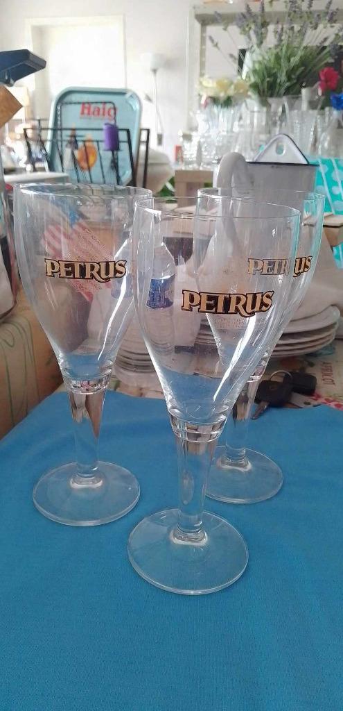 bierglazen Petrus groot 23 cm, Verzamelen, Biermerken, Ophalen of Verzenden, Zo goed als nieuw, Glas of Glazen, Overige merken