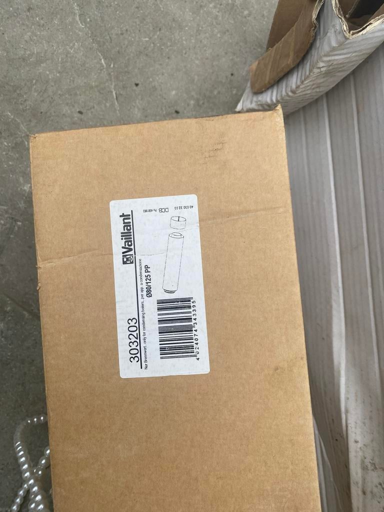 Vaillant verlengstuk 80 - 125 cm, Ophalen