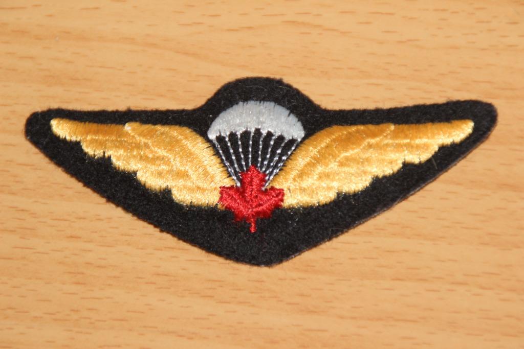 canada brevet parachutiste canadien (2), Envoi, Armée de terre, Emblème ou Badge