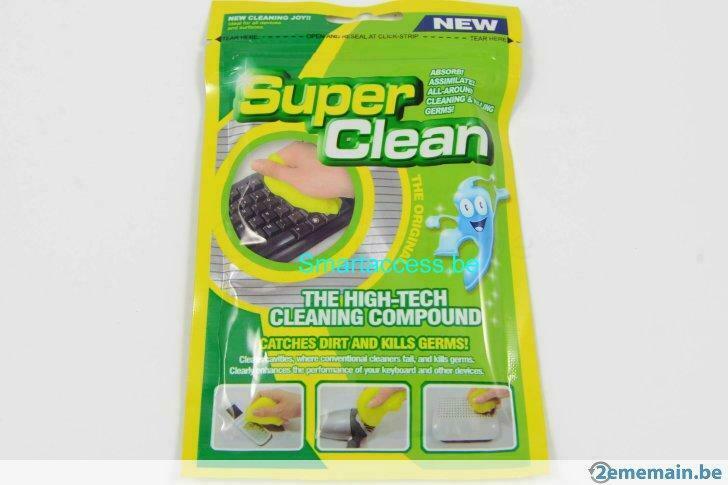 Super Clean GEL GOMME PATE nettoyage clavier ordinateur gsm, Enlèvement ou Envoi, Neuf