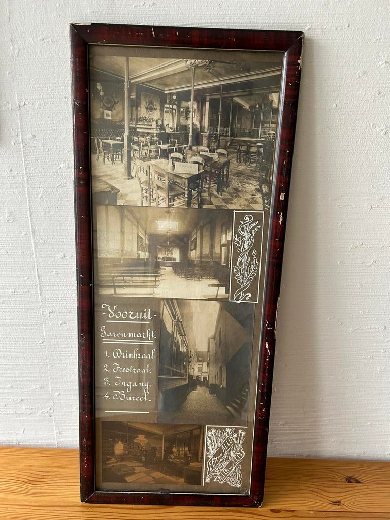 Oude originele foto’s van De Vooruit in Gent, Verzamelen, Ophalen, Gebruikt, Foto, Gebouw