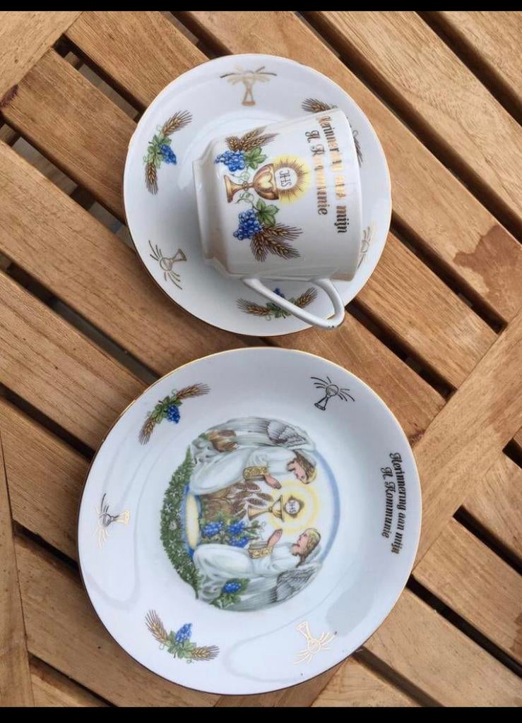 Antieke ontbijtset, Ophalen of Verzenden