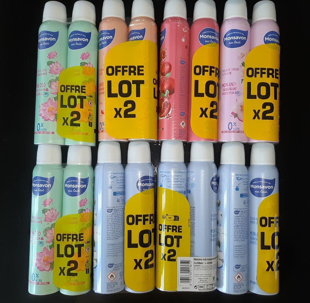 Deodorants Monsavon 200 ml - 5 soorten, Ophalen of Verzenden, Nieuw, Deodorant of Bodyspray