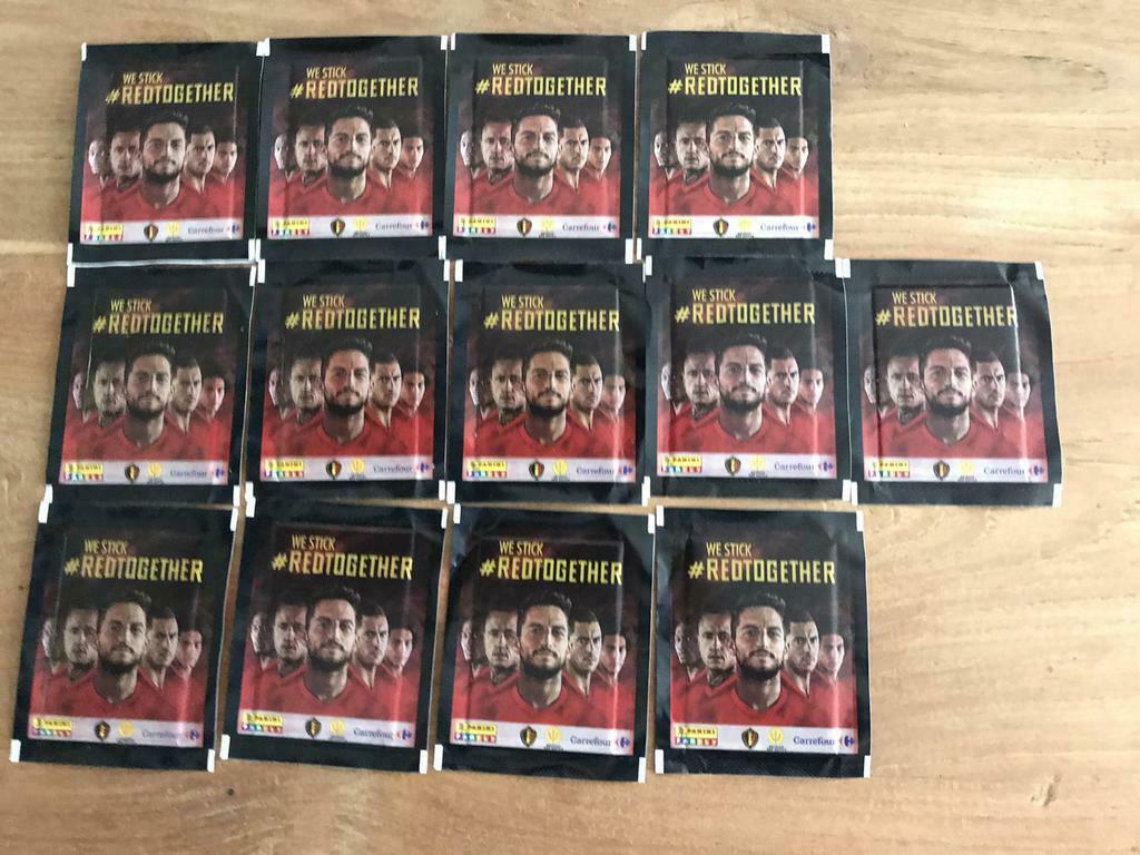 13 pakjes redtogether panini carrefour voetbal stickers, Ophalen of Verzenden, Nieuw, Sport