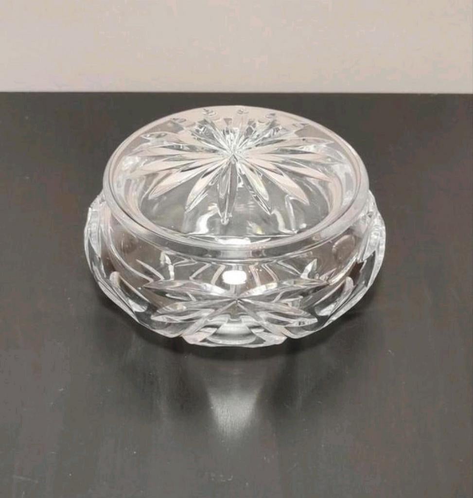 Kristallen bonbonnière Val Saint Lambert, Antiek en Kunst, Antiek | Glaswerk en Kristal, Ophalen of Verzenden