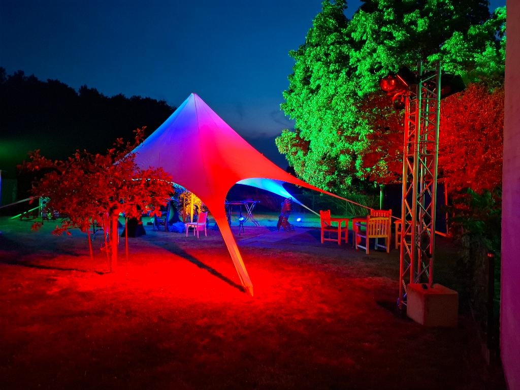 verhuur  Starshade Stertent diameter 16m Party Eyecatcher, Enlèvement, Comme neuf